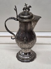 Barocke Silber Kanne aus