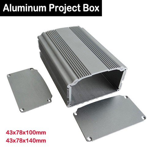 Aluminium gehäuse box - aluminium,