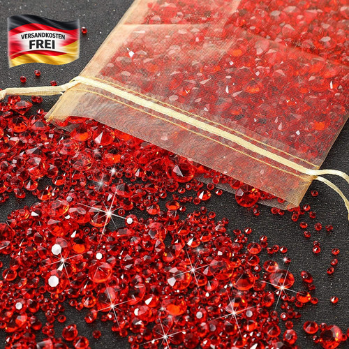 Acryl diamanten dekostein - diamanten, set