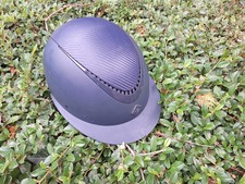 Reithelm Fair Play (Lady shield), Farbe blau, Carbon-Optik, Gr. L