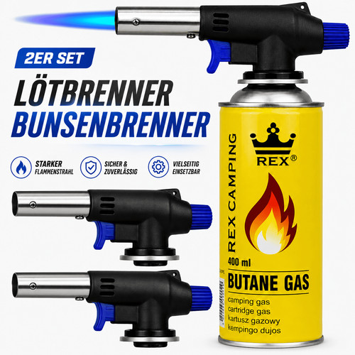 Lötbrenner 2er set lötlampe - 2er,