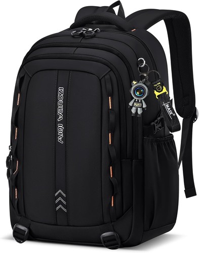 Schulrucksack 35l schwarz - 35l,