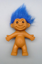 Troll Zaubertroll Trollpuppe bunte Haare Vintage 90s- Höhe ca. 14 cm
