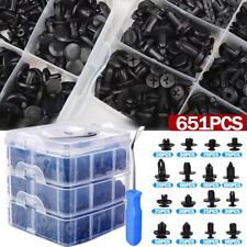 651tlg Auto KFZ Spreiznieten Nieten Autotür Innen Befestigung Clips Set Universa