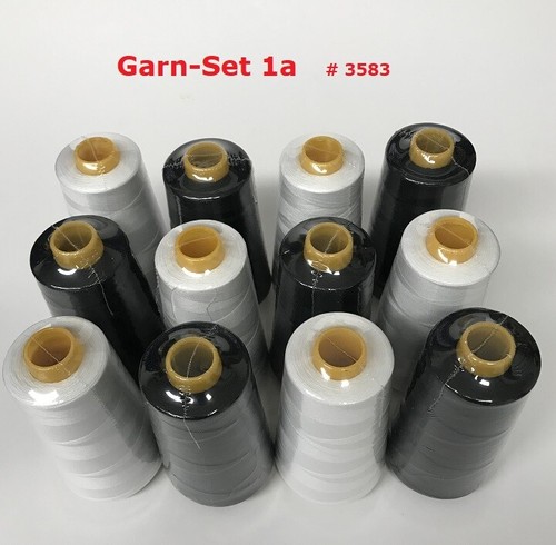 12er overlockgarn set - 12er, 1a