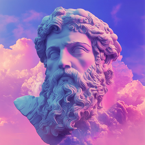 Wandtattoo aufkleber gott zeus - aufkleber,