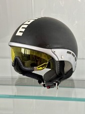 Helm MOMO Design Herren Größe L schwarz weiß gelbe Brille
