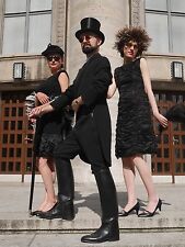 KLEID "kleines Schwarzes" 50er wie 20er Charleston Abendkleid TRUE VINTAGE dress