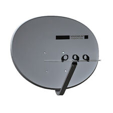 Multifocus Sat Antenne Türksat bis  Hotbird auf eine Sat Schüssel HD 4K, Grau