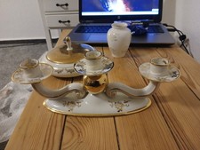 Porzellan Kerzenständer 50 er