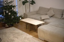 Couchtisch recta Travertin aus