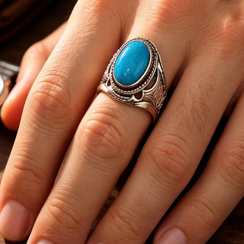 Modischer unisex retro ring - modischer,