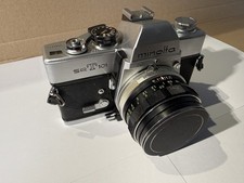 Minolta SR-T 101 Analogkamera mit Rokkor 55mm f/1.7 Objektiv – Klassiker