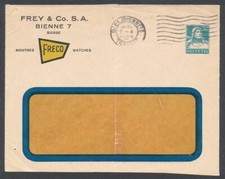 711222) Schweiz Privat GSU Frey & Co Bienne Watches / Uhren 