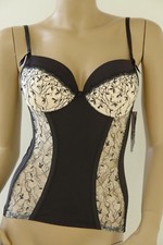 Triumph edle Push-up Corsage Charm Spotlight CRSU schwarz / vanille NEU