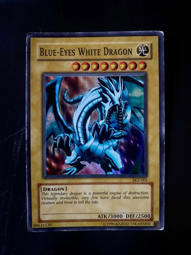 Blue eyes white dragon - white,