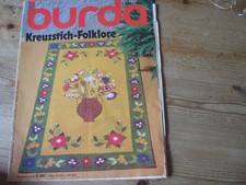 BURDA  KREUZSTICH Folklore  =