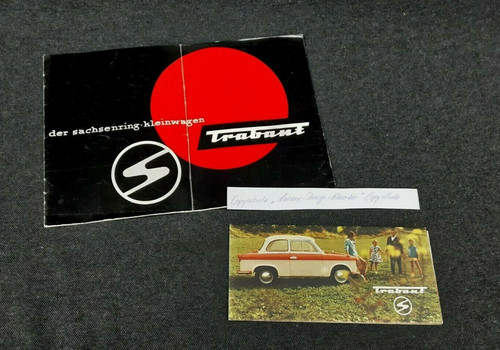 Altes trabant prospekt - altes,