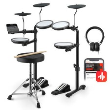 Donner DED-70 E-Drum-Set mit leisen Mesh-Pad Hocker