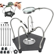 Dritte Hand mit 3-fach Lupe