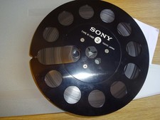 Sony Metall Tonbandspule 26,5cm mit SonyBand gut ausgesteuert BASF Archivbox 47