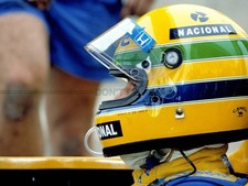 Foto Ayrton Senna - Kulthelm