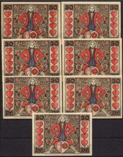 [GM0021.2] - 7 x Notgeld