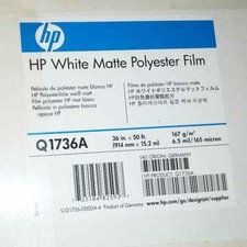 HP Q1736A - HP White Matte Polyester Film-914 mm x 15.2 m - Papier Rolle NP 232€