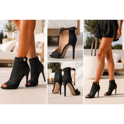 Damen jeans peeptoe - damen,