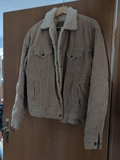 Beige Cord Felljacke von Levis