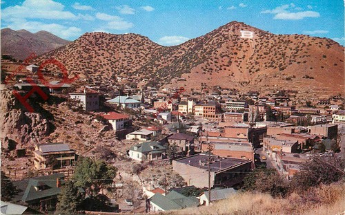 Ansichtskarte arizona bisbee - ansichtskarte>,