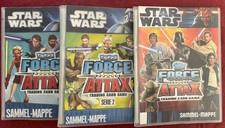 STAR WARS Sammel-Mappe FORCE ATTAX 3 Alben