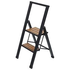 Klapptrittleiter, schwarz, 2 Stufen, WENKO