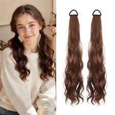 Echthaar Zopf 2 Stück