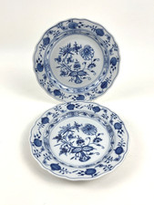 2 x Kuchenteller Meissen 1. Wahl Zwiebelmuster neuer Ausschnitt Top #5