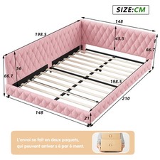 Polsterbett 140x200 cm