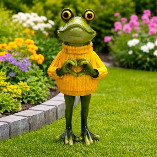 Gartenfiguren süßer frosch - süßer,