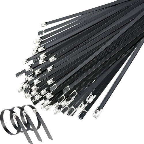 Kabelbinder edelstahl schwarz - edelstahl,