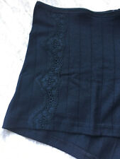 Damenunterwäsche Slip CALIDA Pants XS Baumwolle Schwarz Spitze