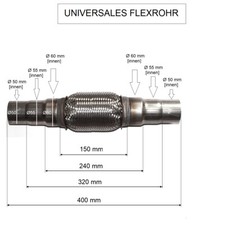 Universal Flexrohr Flexstück