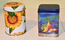 2 gebrauchte Blechdosen ca 10 cm hoch