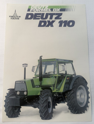 Original prospekt deutz fahr - prospekt,