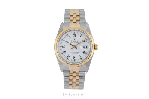 Rolex date white roman - 34,