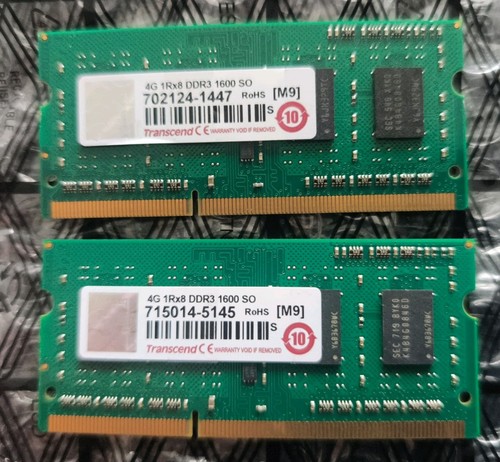 Transcend 2x4gb ddr3l - transcend,