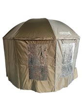 Corofish Schirmzelt 300cm mit Reißverschluss und 360° Seitenteil Anglerschirm
