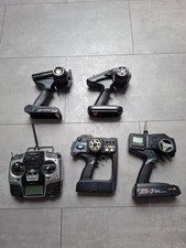 Konvolut Fernsteuerungen RC-Modelauto - Graupner / Syncro / Hitec / Carson -