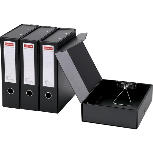 Archivbox schwarz stück - schwarz, 4
