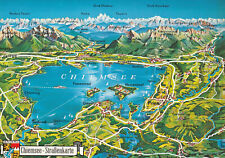 Postkarten - Postkarte - Bayern - Chiemsee - Straßenkarte - unversandt -