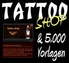 Tattoo Shop mit über 5000 Tattoo-Vorlagen (590 MB!) - Master Reseller Lizenz