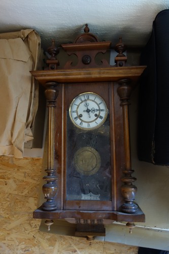 Antike regulator wanduhr mit - antike,